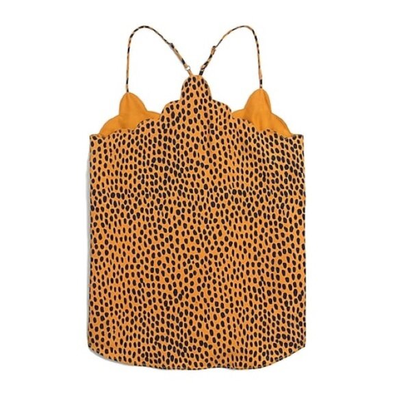 J. Crew leopard scalloped cami - Picture 2 of 7